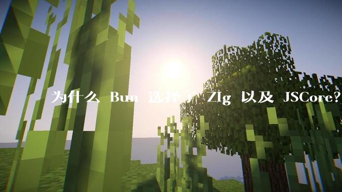 为什么 Bun 选择了 Zig 以及 JSCore？